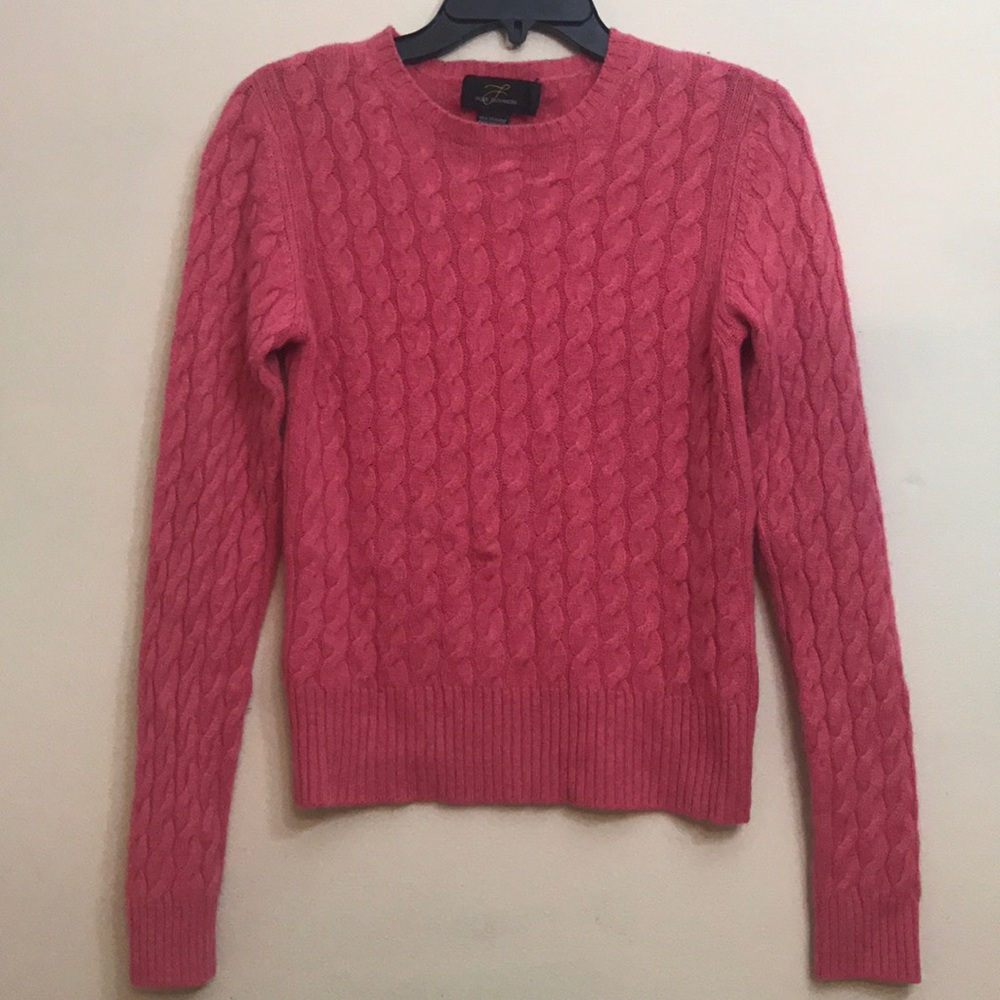 Pure Cashmere 100% Cashmere pink sweater size S
